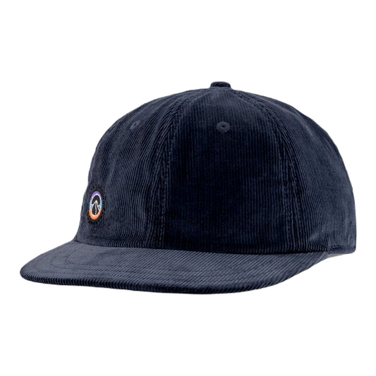 PATAGONIA CORDUROY CAP - FITZ ROY ICON: NEW NAVY