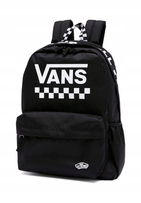 VANS BACKPACK STREET SPORT REALM BLACK/WHITE CHECKERBOARD