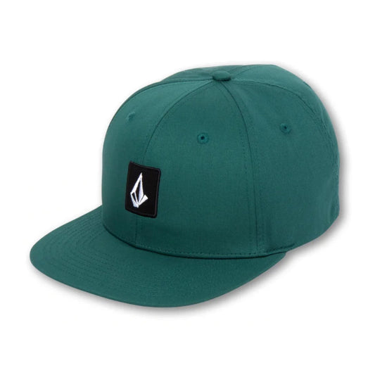 VOLCOM V SQUARE SNAPBACK 2 HAT - TREKKING GREEN