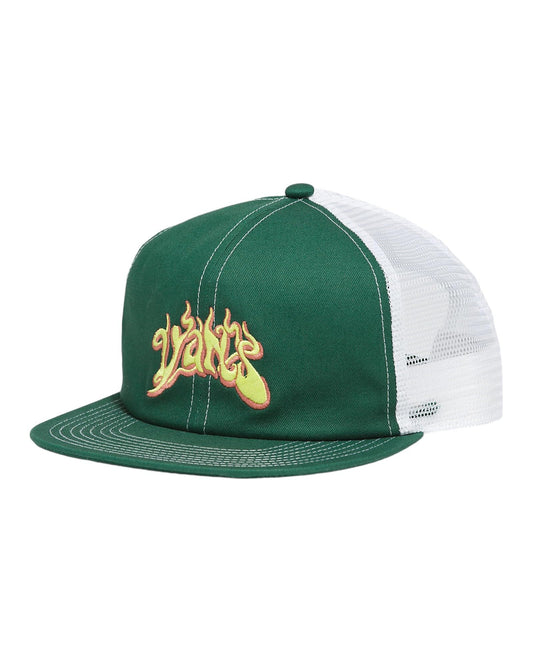 VANS HIGHER PLACE UNSTRUCTURED TRUCKER HAT (BISTRO GREEN) UNISEX GREEN